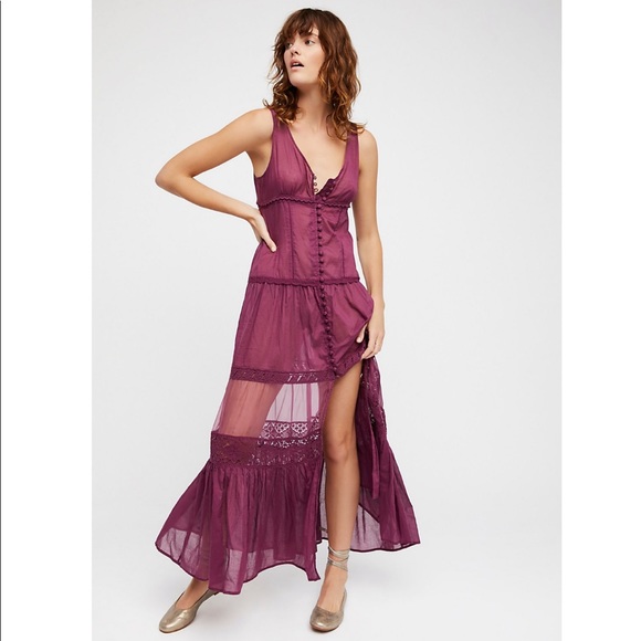 Free People Dresses & Skirts - Free People Buttonfront Maxi Dress